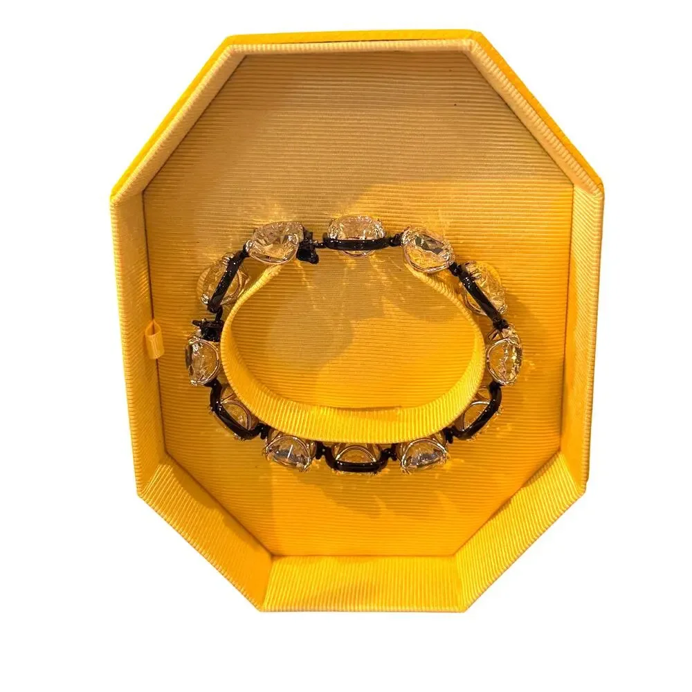 Swarovski Harmonia bracelet Cushion cut, White, Mixed metal finish*adjustable - Picture 2 of 3